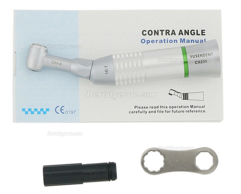 YUSENDENT CX235C4-4 16:1 Reduktion Endodontie Winkelst&uuml;ck Druckknopf Handst&uuml;ck